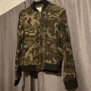 Camo Bomber Jacket
